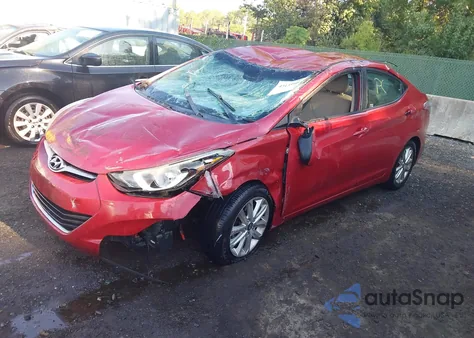 2015 Hyundai Elantra Se z USA, uszkodzony, nr VIN KMHDH4AE2FU320851